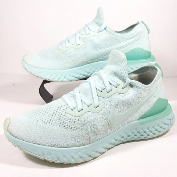 None Shoes - Epic React Flyknit 2 Teal Tint Women's 9.5 Running.